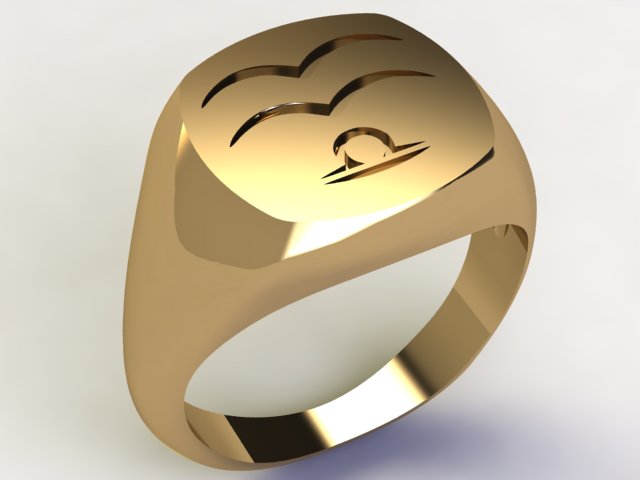 Anello Acquario / Bilancia oro 9k