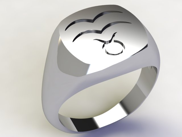 Anello Acquario / Toro Argento 925