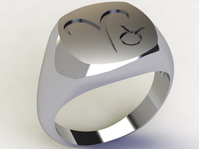 Anello Ariete / Toro Argento 925