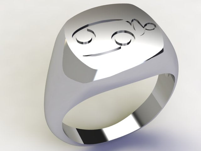 Anello Cancro / Capricorno Argento 925