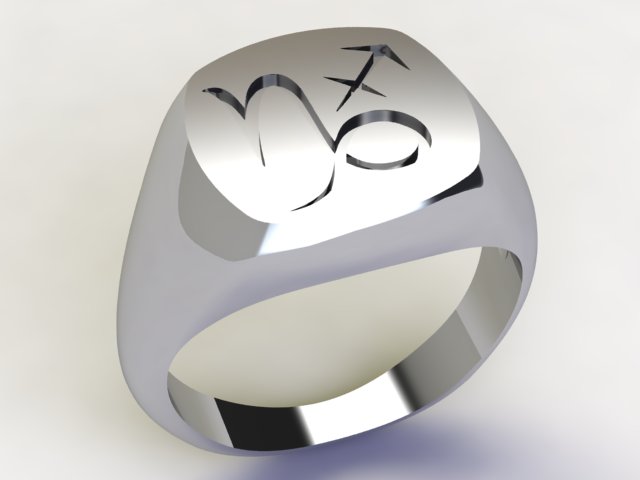 Anello Capricorno / Sagittario Argento 925