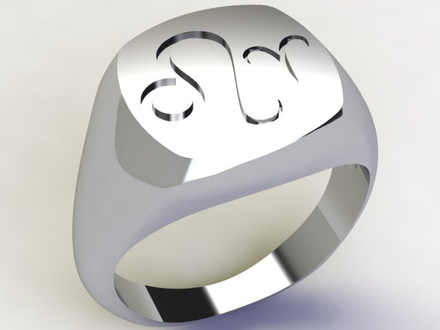 Anello Leone / Ariete Argento 925