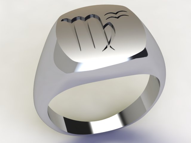 Anello Vergine / Acquario Argento 925