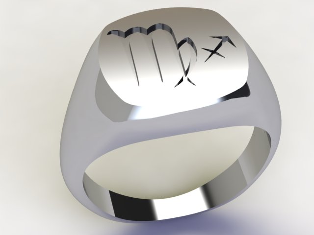 Anello Vergine / Sagittario Argento 925