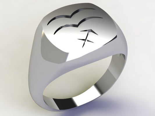 Anello Acquario / Sagittario Argento 925