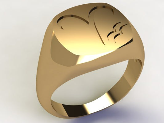 Anello Ariete / Acquario 9k