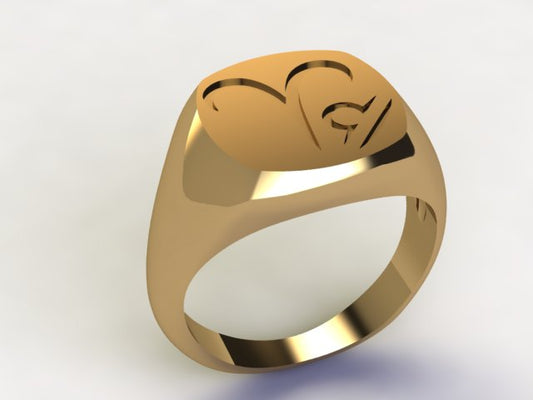 Anello Ariete / Bilancia 9k