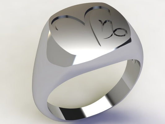 Anello Ariete / Capricorno Argento 925