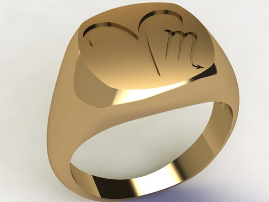 Anello Ariete / Scorpione Oro 9k