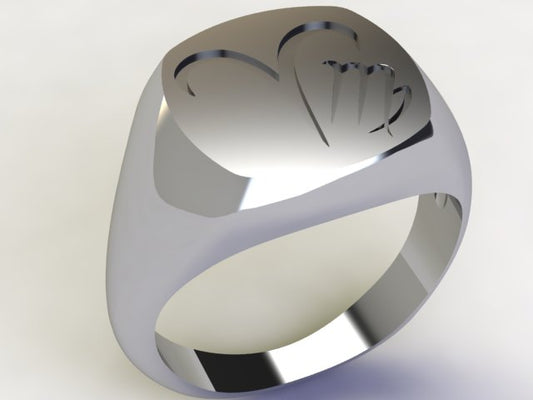 Anello Ariete / Vergine Argento 925