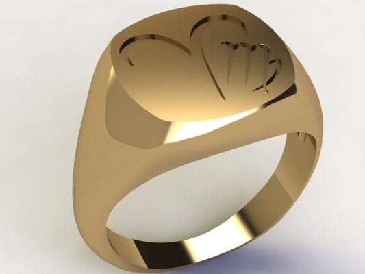 Anello Ariete / Vergine 9k