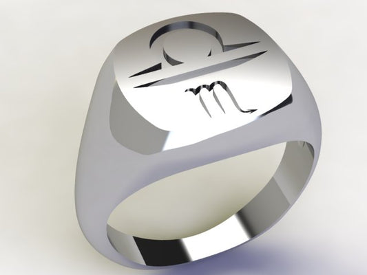 Anello Bilancia / Scorpione Argento 925