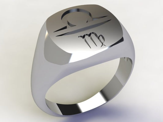 Anello Bilancia / Vergine Argento 925