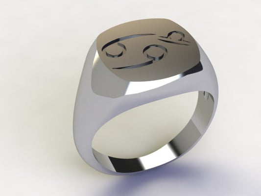 Anello Cancro / Bilancia Argento 925