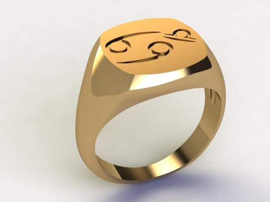 Anello Cancro / Bilancia Oro 18k