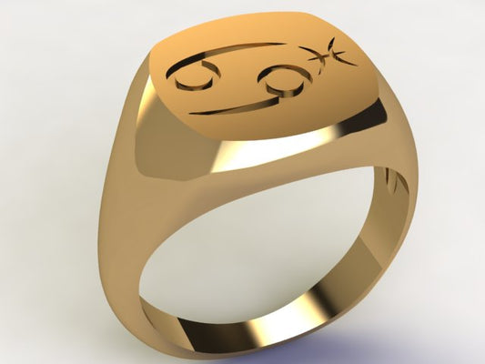 Anello Cancro / Pesci Oro 18k