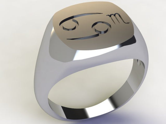Anello Cancro / Scorpione Argento 925