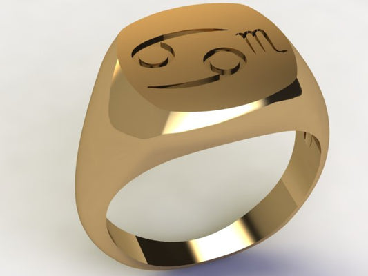 Anello Cancro / Scorpione Oro 18k