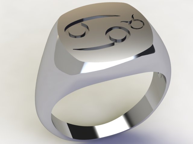 Anello Cancro / Toro Argento 925