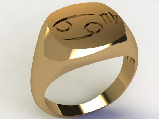 Anello Cancro / Vergine Oro 18k
