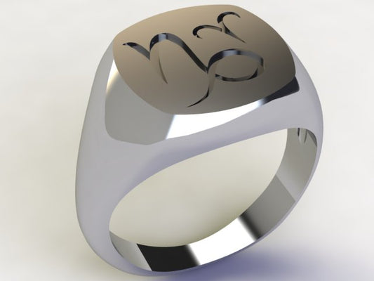 Anello Capricorno / Ariete Argento 925