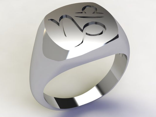 Anello Capricorno / Bilancia Argento 925