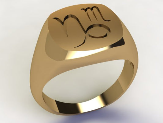 Anello Capricorno / Scorpione Oro 9k