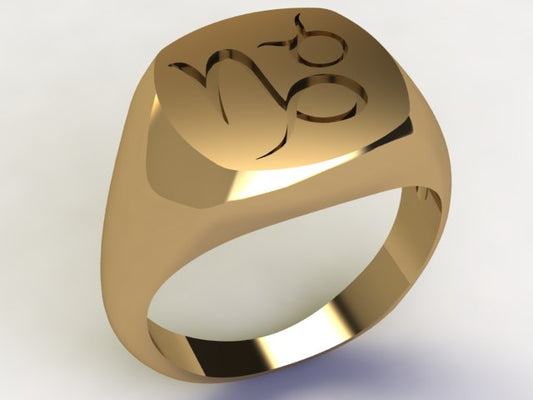 Anello Capricorno / Toro Oro 18k