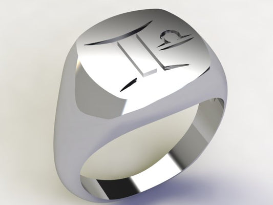 Anello Gemelli / Bilancia Argento 925