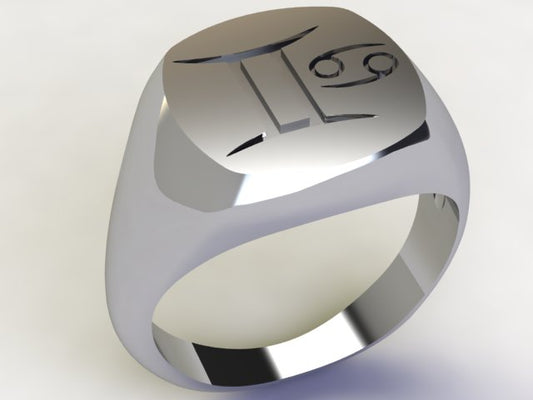 Anello Gemelli / Cancro Argento 925