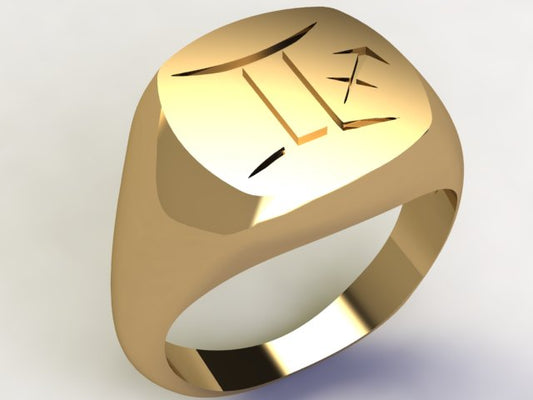 Anello Gemelli / Sagittario Oro 18k