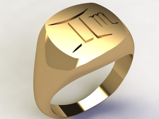 Anello Gemelli / Scorpione Oro 9k
