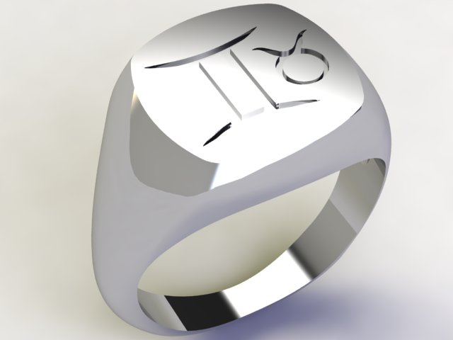 Anello Gemelli / Toro Argento 925