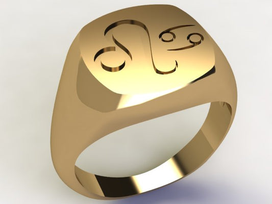Anello Leone / Cancro Oro 9k