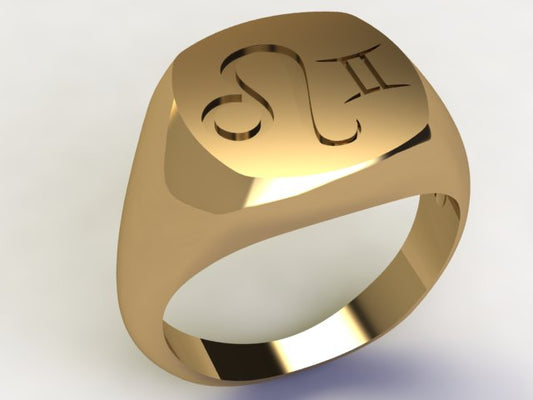 Anello Leone / Gemelli Oro 18k