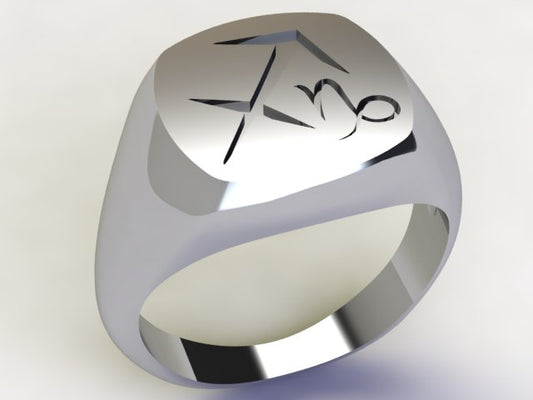 Anello Sagittario / Capricorno Argento 925