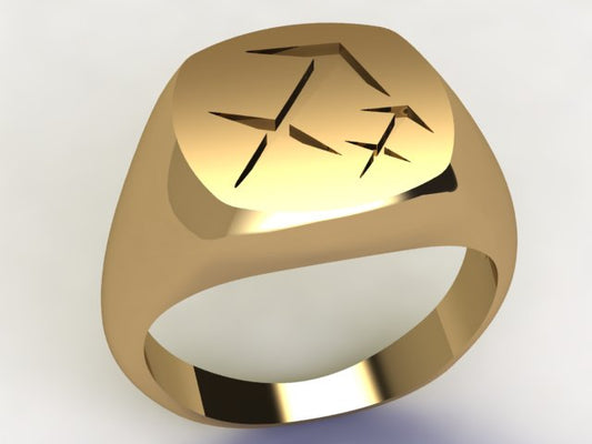 Anello Sagittario / Sagittario Oro 18k