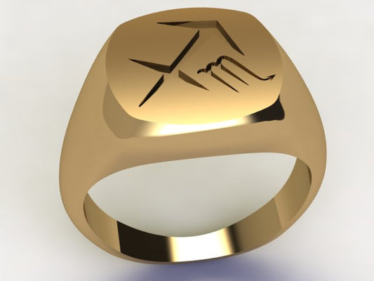 Anello Sagittario / Scorpione Oro 18k
