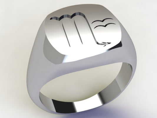 Anello Scorpione / Acquario Argento 925