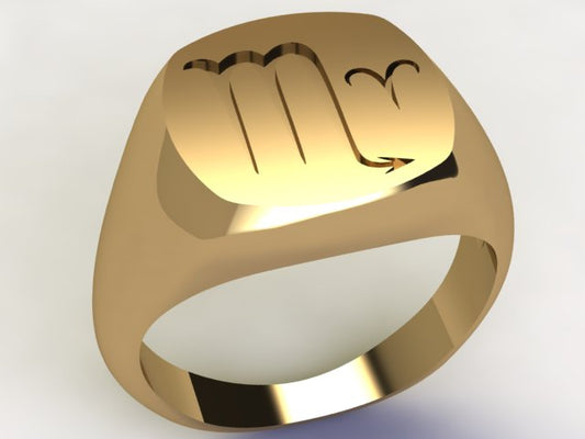 Anello Scorpione / Ariete Oro 9k