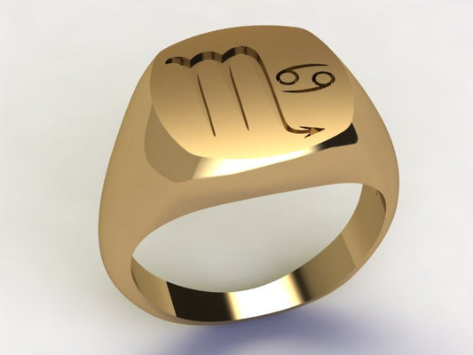 Anello Scorpione / Cancro Oro 9k