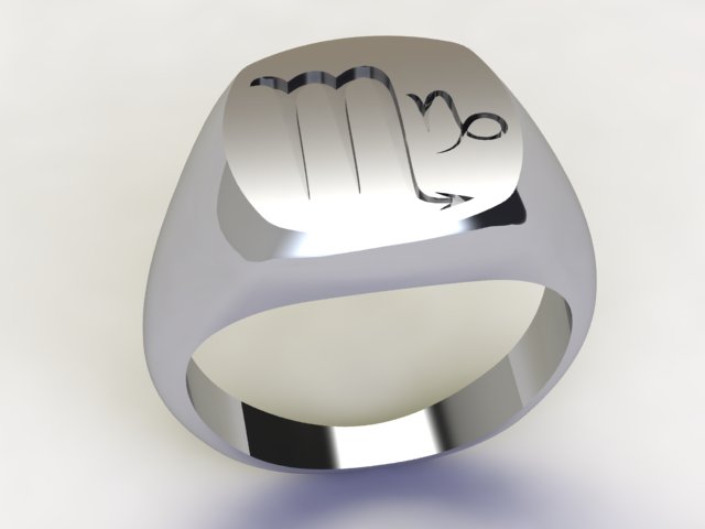 Anello Scorpione / Capricorno Argento 925