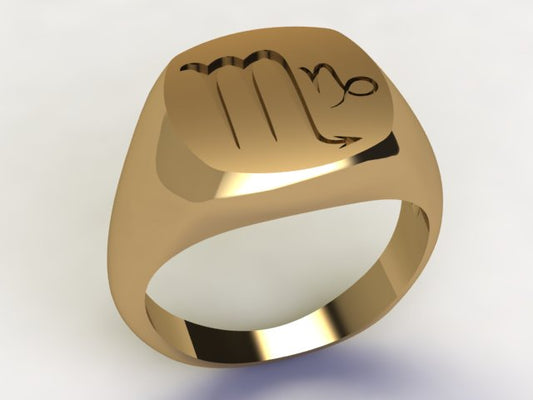 Anello Scorpione / Capricorno Oro 9k