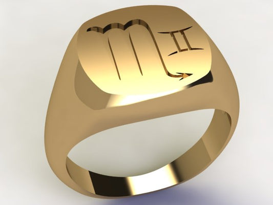 Anello Scorpione / Gemelli Oro 9k