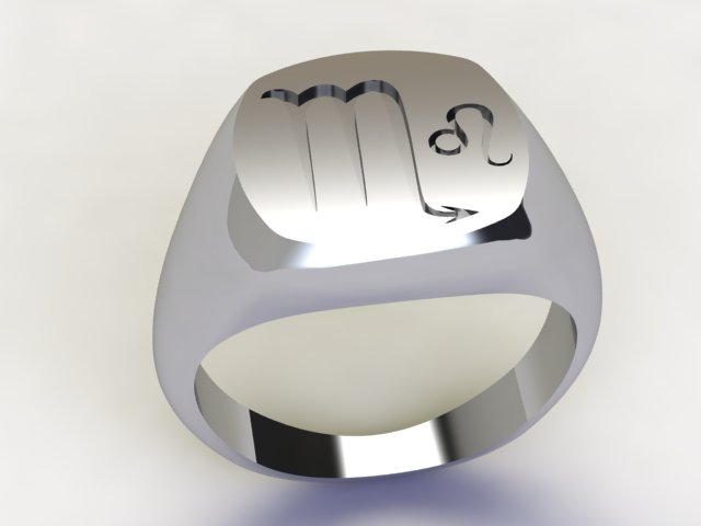 Anello Scorpione / Leone Argento 925