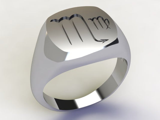 Anello Scorpione / Vergine Argento 925