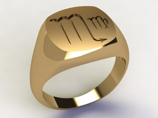 Anello Scorpione / Vergine Oro 9k