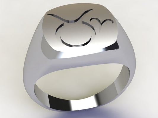 Anello Toro / Ariete Argento 925