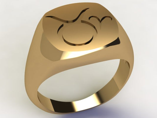 Anello Toro / Ariete Oro 9k
