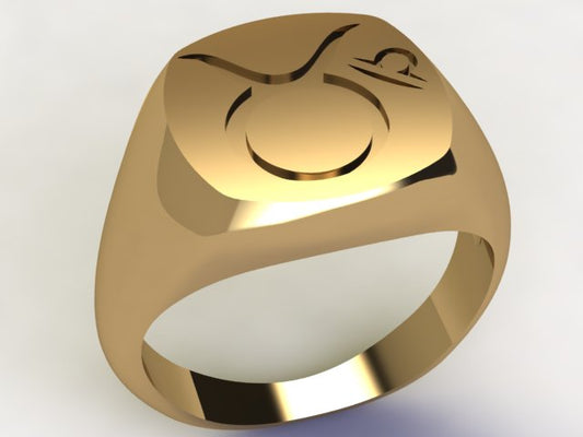 Anello Toro / Bilancia Oro 18k